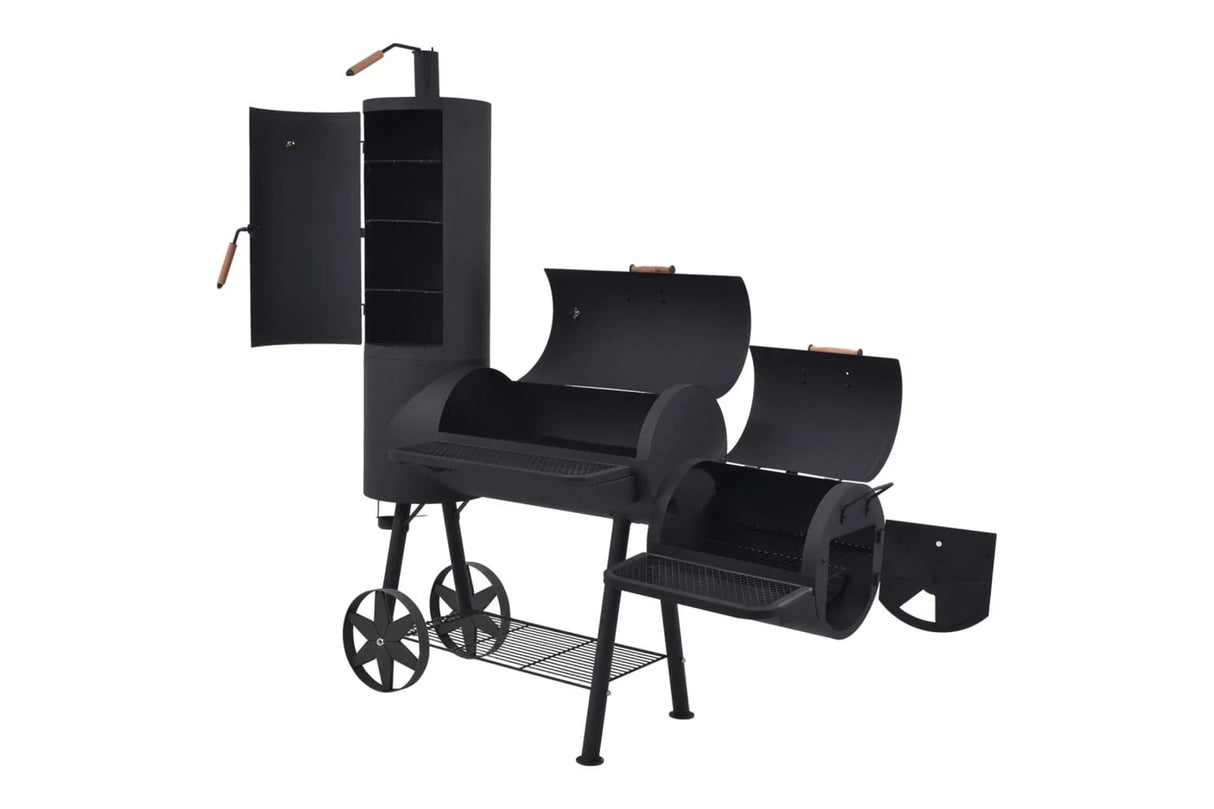 Sparx BBQ Charcoal Smoker with Bottom Shelf